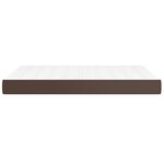 vidaXL Matelas de lit à ressorts ensachés Marron 140x190x20 cm