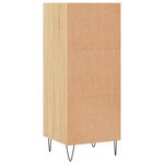 vidaXL Buffet chêne sonoma 34 5x32 5x90 cm bois d'ingénierie