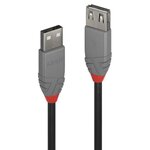 Lindy 36705 câble usb 5 m usb 2.0 usb a noir  gris