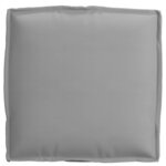 vidaXL Coussin 4 Pièces Gris 40 x 40 x 8 cm Tissu Oxford