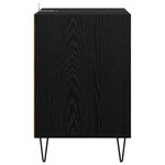 vidaXL Meuble TV Chêne noir 100 x 35 x 55 cm Bois d'ingénierie