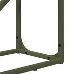 vidaXL Portant de bois chauffage vert olive 40x25x100 cm