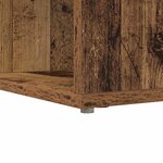 vidaXL Bureau d'angle Bois ancien 101.5 x 149.5 x 149.5 cm