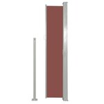 vidaXL Auvent latéral rétractable 140 x 300 cm Marron