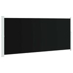 vidaXL Auvent latéral rétractable de patio 220x500 cm Noir