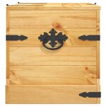 vidaXL Coffre de rangement Pin mexicain Gamme Corona 91x49 5x47 cm
