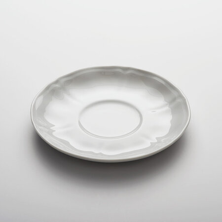 Soucoupe en porcelaine prato ø 160 mm - lot de 6 - stalgast - porcelaine