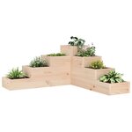 vidaXL Jardinière 4 niveaux 80 5x79x36 cm bois de pin massif