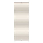 vidaXL Store plissé 40x100 cm Crème