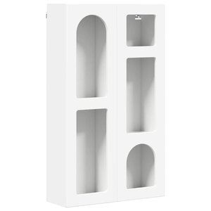 vidaXL Armoire suspendue Blanc 59 x 20 x 100 cm Bois d'ingénierie