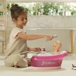 Smoby baignoire de bébé-poupée 2 en 1 avec accessoires