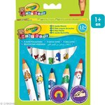 8 maxi crayons de couleurs