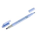 Surligneur pentel illumina flex bi-pointe bleu pastel pentel