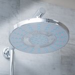 SCHÜTTE Pomme de douche avec éclairage LED GALAXIS chrome