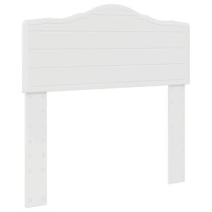 vidaXL Tête de lit Blanc Brillant 90 cm Bois d'ingénierie
