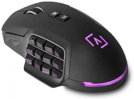 Souris filaire gamer aim rgb (noir)