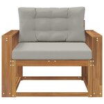 vidaXL Sofa de milieu extérieur Naturel