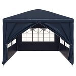 vidaXL Tente de réception 3 x 6 m Bleu