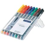 Lumocolor marqueur permanent 314b  étui de 8 staedtler