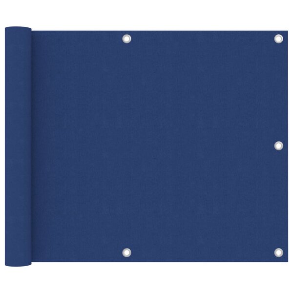 vidaXL Écran de balcon Bleu 75x600 cm Tissu Oxford