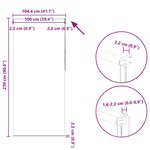 Store enrouleur occultant 100 x 230 cm rouge