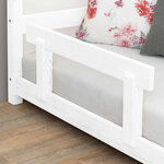 Barrière de lit enfant bois massif bois vernis