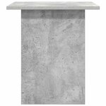 vidaXL Table de chevet 2 pc Gris béton 41 x 40 x 45 cm