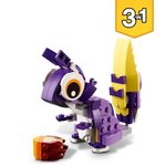 Lego 31125 creator 3 en 1 fabuleuses créatures de la foret  du lapin a la chouette en passant par l'écureuil  figurines d'animaux