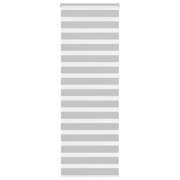 vidaXL Store zèbre gris clair largeur du tissu 75 9 cm polyester