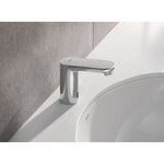 GROHE Mitigeur lavabo Eurosmart Cosmopolitan E 1/2 36327001 -Infrarouge -Voyant piles-Limiteur de température-Economie d'eau-Chrome
