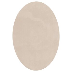 vidaXL Tapis HUARTE Beige 140 x 200 cm Polyester
