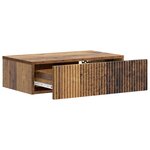 vidaXL Table d'appoint murale 59 x 34 5 x 17 cm Bois d'ingénierie