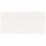 vidaXL Dessus de table blanc 80x40x2 5 cm bois de pin massif