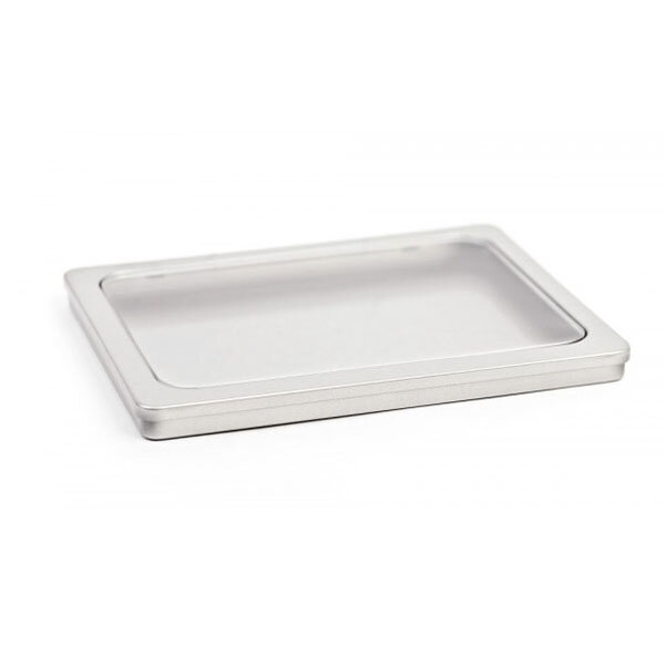 Lot de 40 boites a5 en métal avec fenêtre 215x155x13mm