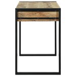 vidaXL Coiffeuse Marron 100 x 50 x 75 cm Bois de manguier massif