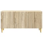 vidaXL Meuble TV Chêne Sonoma 99 x 34 5 x 50 cm Bois d'ingénierie