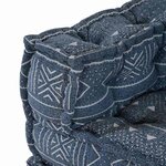 vidaXL Coussin Bleu 70 x 70 x 54 cm Polyester