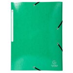 Chemise À Élastiques 3 Rabats Maxi Capacity Carte Lustrée Pelliculée 425gm2 Iderama A4 - Couleurs Assorties - X 25 - Exacompta