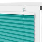 vidaXL Store plissé vert pétrole 80x100 cm largeur du tissu 79 4 cm