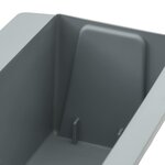 vidaXL Caisses à fleurs pour palettes Euro 12 Pièces Gris clair