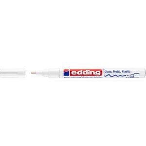 Marqueur Peinture Brillante 751 Blanc Pointe Moyenne 1-2 mm EDDING