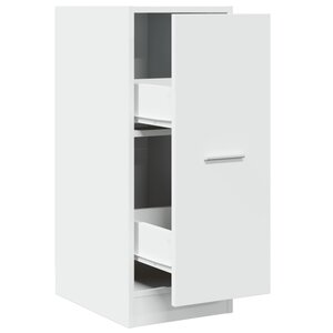 vidaXL Armoire d'apothicaire blanche 30 x 41 x 77 5 cm Bois d'ingénierie