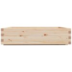 vidaXL Jardinière 100x100x26 5 cm bois de pin massif
