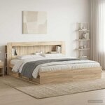 vidaXL Cabinet de Tête de Lit Chêne Sonoma Bois d’ingénierie