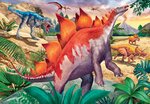 Puzzle 2x24 piece - mammouths et dinosaures