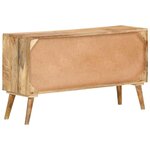 vidaXL Buffet Bois de manguier massif 110x30x60 cm