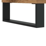vidaXL Table basse chêne artisanal 90x49x45 cm bois d'ingénierie