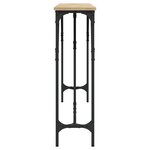vidaXL Table console chêne sonoma 180x23x75 cm bois d'ingénierie