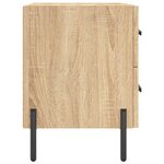 vidaXL Tables de chevet 2 Pièces chêne sonoma 40x35x47 5 cm