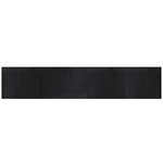 vidaXL Tapis rectangulaire noir 80x400 cm bambou